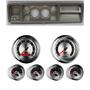 73-79 Ford Truck Silver Dash Carrier w/ Auto Meter 3-3/8" American Muscle Gauges