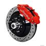 Wilwood 64-72 Chevelle A-Body Front Disc Big Brake Kit 13 Drilled 1 pc Rotor Red