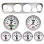 64-66 Mustang Silver Dash Carrier w/ Auto Meter NV Gauges