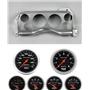 90-93 Mustang Silver Dash Carrier w/ Auto Meter Sport Comp Electric Gauges