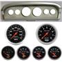 61-66 Ford Truck Silver Dash Carrier w/ Auto Meter Sport Comp Electric Gauges