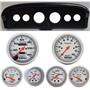 61-66 Ford Truck Carbon Dash Carrier w/Auto Meter Ultra Lite Mechanical Gauges