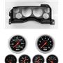 90-93 Mustang Black Dash Carrier w/ Auto Meter Sport Comp Mechanical Gauges