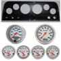 65-66 Chevy Truck Carbon Dash Carrier w/ Auto Meter  Ultra Lite Electric Gauges