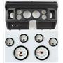 80-86 Ford Truck Black Dash Panel w/ White Face Electric Gauges