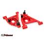 UMI Performance 3031-R GM G-Body Lower Front Control Arms Poly Bushings - Red