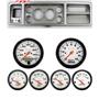 73-79 Ford Truck Silver Dash Carrier Auto Meter 3-3/8" Phantom Electric Gauges