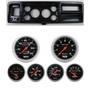 73-79 Ford Truck Carbon Dash Carrier w/ Auto Meter Sport Comp Mechanical Gauges