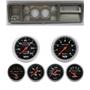 73-79 Ford Truck Silver Dash Carrier w/ Auto Meter Sport Comp Mechanical Gauges