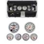 80-86 Ford Truck Carbon Dash Carrier w/ Auto Meter Ultra-Lite Mechanical Gauges