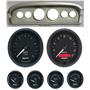 61-66 Ford Truck Silver Dash Carrier w/ Auto Meter GT Gauges