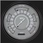 1966-1977 Ford Bronco Direct Fit Gauge Gray FB66G
