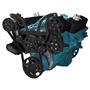 Black Diamond Pontiac Serpentine System for 350-400, 428 & 455 V8 - AC, Power Steering & Alternator