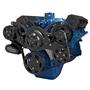 Black Diamond Serpentine System for Ford FE Engines - AC, Power Steering & Alternator