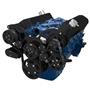Black Serpentine System for 289, 302 & 351W - AC, Power Steering & Alternator - All Inclusive