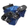 CVF Racing Black Ford 460 Serpentine System - Electric Water Pump, Power Steering