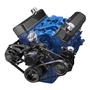 Black Ford 289-302-351W Serpentine Conversion Kit Alternator & Power Steering & Electric Water Pump