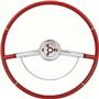 OER 1964 Impala Steering Wheel with Horn Ring ; Red 9740629