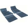 OER Chevrolet 4 Piece Dark Blue Floor Mat Set with Bow Tie FP73012