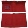 OER 60-64 Galaxie/Fairlane 2-Dr w/ Flat Front & Column Shift - Loop Carpet Kit - Red F9190002
