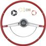 OER 1965 Impala Steering Wheel Kit ; Red *R65002