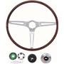 OER 1969 GM Rosewood Woodgrain Steering Wheel Kit; 16" Diameter; N34 Option *R6533