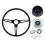 OER 69-72 Comfort Grip Steering Wheel Kit - w/ Tilt Wheel - Black Spokes- Black Grip *K620B
