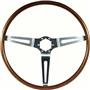 OER 1967-68 GM Walnut Woodgrain Sport Steering Wheel; 16" Diameter; N34 Option 9746195