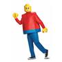 Deluxe Lego Adult Lego Guy Costume Standard Size Costume