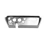 67 GTO Silver Dash Carrier Panel for 3-3/8", 2-1/16" Gauges