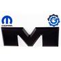 68245566AE OEM Mopar Tailgate Nameplate Ram "M" Matte Black for 2015-2022 1500