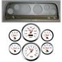 65-66 Chevy Truck Silver Dash Carrier Concourse White Gauges