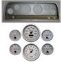 65-66 Chevy Truck Silver Dash Carrier Concourse Silver Gauges