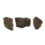 Chondrite MOROCCAN Stony METEORITE Lot of 3 "B" grade Genuine  w/ COA  #17481