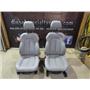 1997 - 2003 MERCEDES CLK320 COUPE OEM FRONT LEATHER SEATS (LIGHT GREY) EXC SHAPE