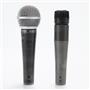 Shure SM57 & SM58 Dynamic Cardioid Microphones Mics Made in USA w/ Cases #51577