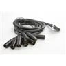 8' Mogami 2932 8-Channel DB-25 XLRM Snake Multi Cable Neutrik Connectors #44378