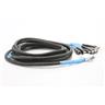 2 Digidesign 8 Channel DB-25-XLR Female Digital Snake Cables #47229
