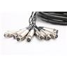 3 21ft Hosa High Definition 8-Channel XLR-XLR Male Female Snake Cables #48842