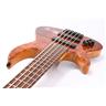 New York Bass Works Cremona 5 Burl 5-String Lefty Bass Guitar w/ Case #50663