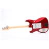Mercurio Red Strat Stratocaster Electric Guitar Interchangeable Pickups #50809