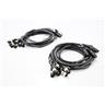 2 Mogami 14ft 2932 8-Channel XLR Male - XLR Female Snake Cable #53050