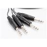 2 Mogami 2931 1/4" TRS XLR 14ft 4-Channel Audio Snake Cables #53241
