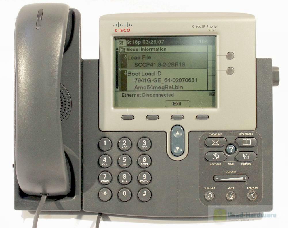 B-Stock Cisco CP-7941G SCCP VoIP IP Telephone Phone PoE 