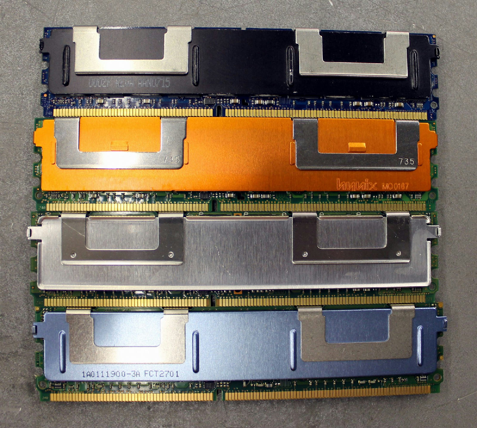 2x 2GB 398707-051 kit PC2-5300F 397413-B21 HP 4GB RAM 