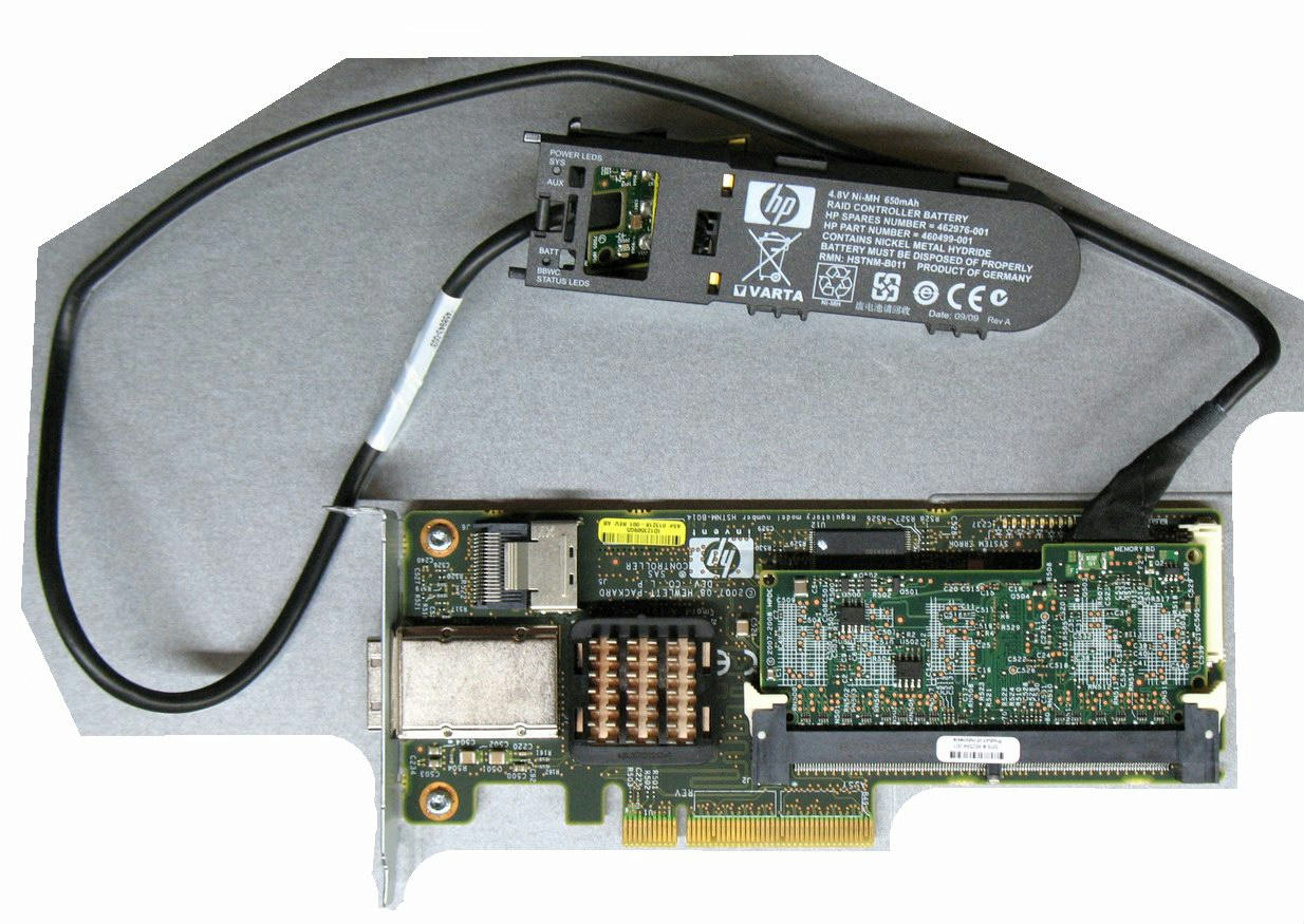 HP Smart Array P212 is HP's entry level PCI Express (PCIe) Serial 