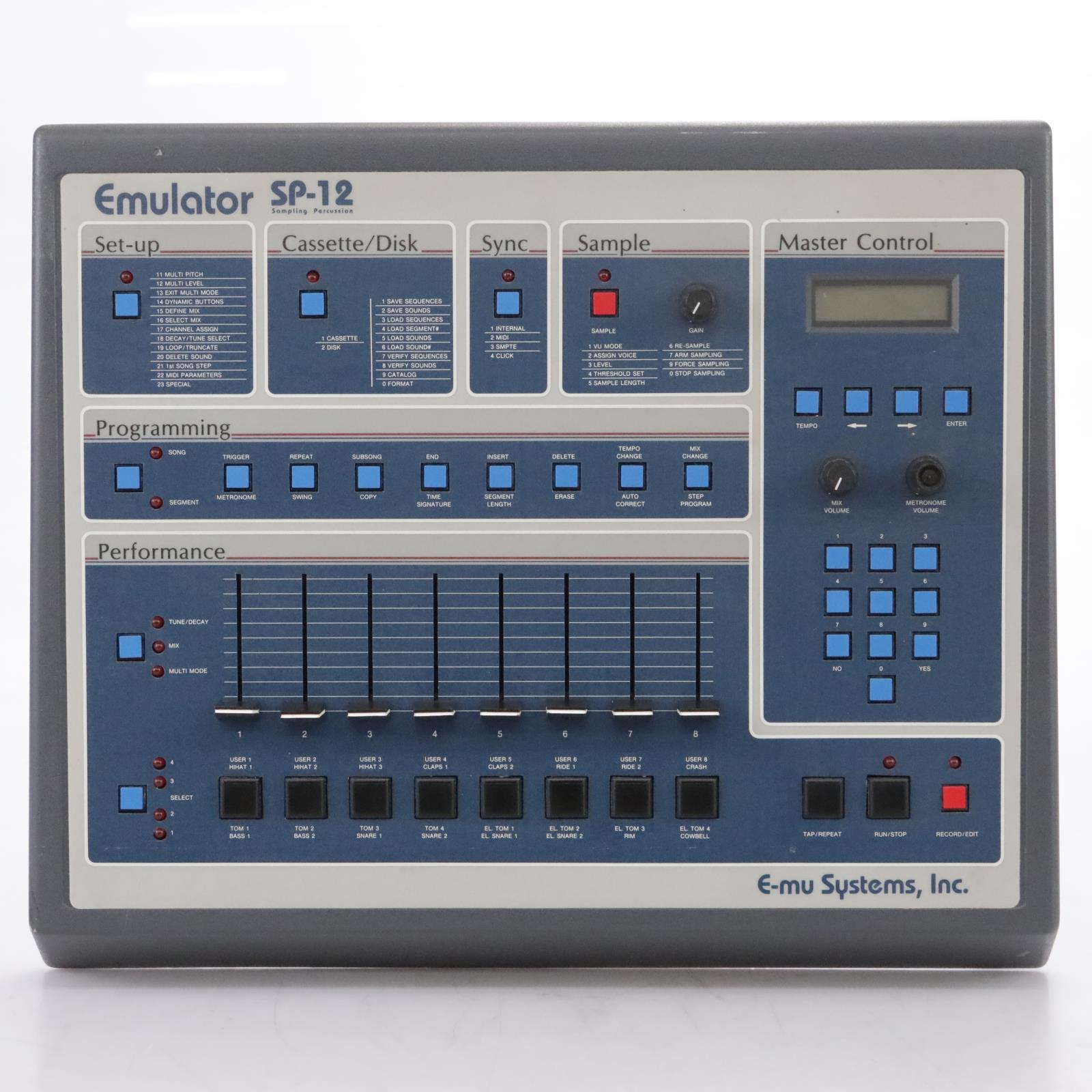 E-mu Systems Emulator SP-12 Turbo Model 7020 Drum Sampler Machine #40270