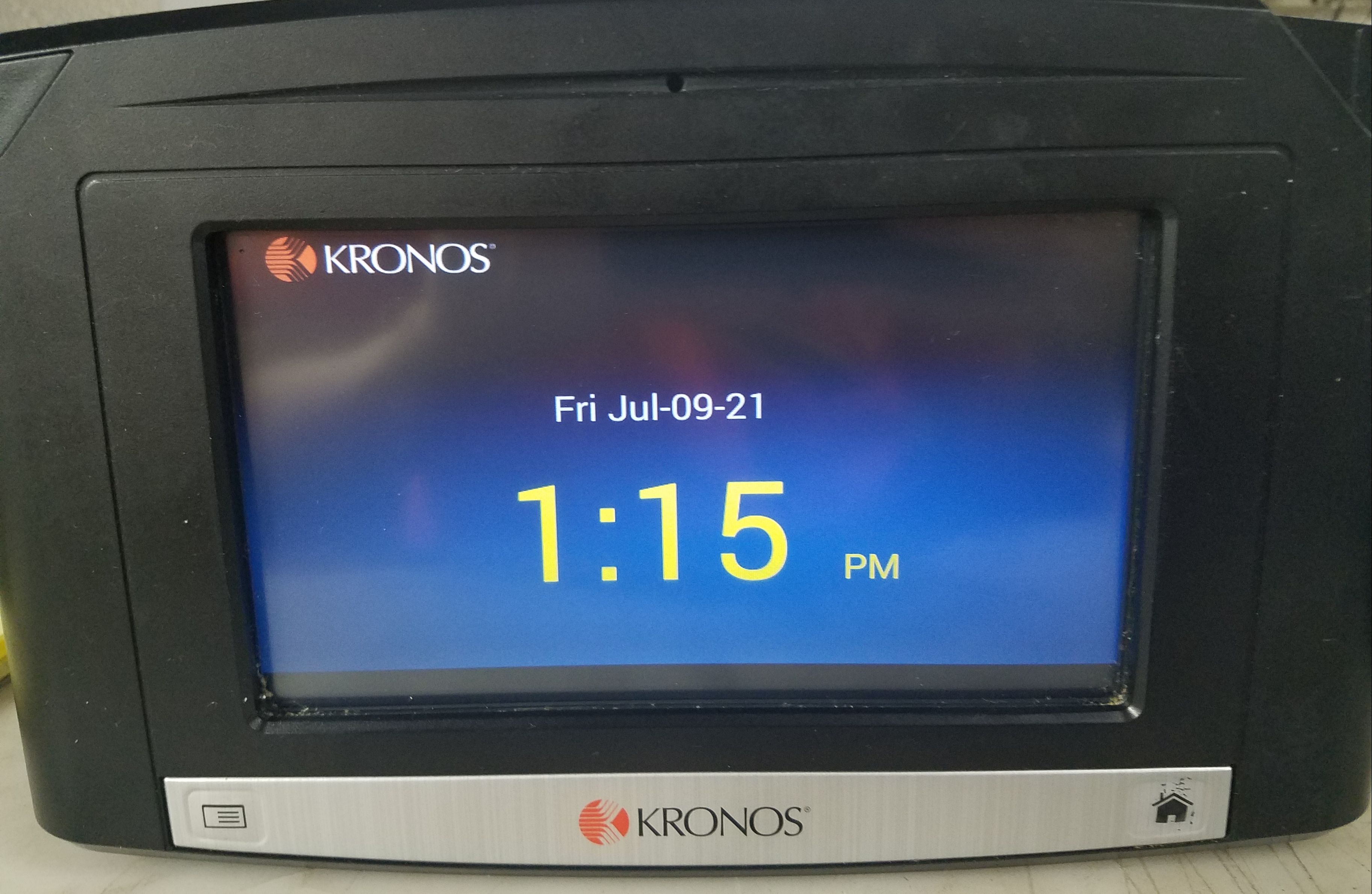 KRONOS In Touch 9000 Time Clock 