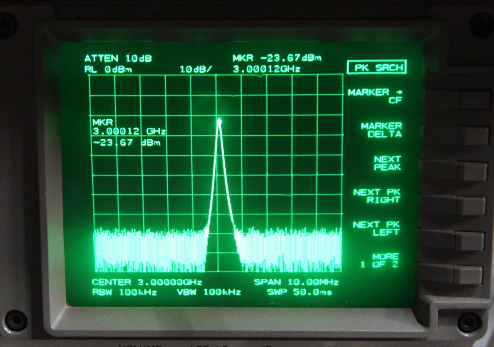 HP Agilent E4421B ESG Series 250 kHz - 3 GHz Analog RF Signal