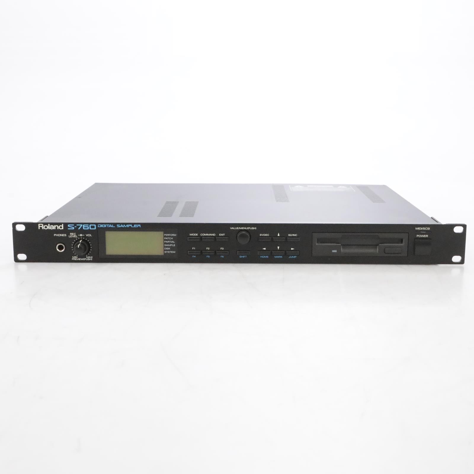 Roland S-760 Sampler w/ OP-760-1 Expansion Board Digital I/O 32MB #45568